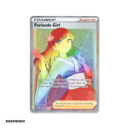 Furisode Girl 205/195 Silver Tempest Rainbow Secret Rare EN