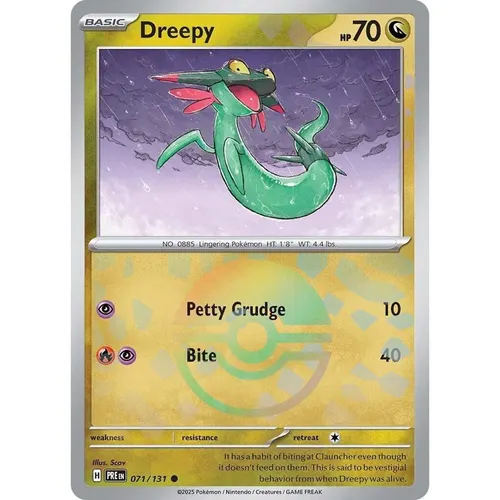Dreepy PRE 071/131 Poke Ball Pattern Prismatic Evolutions EN