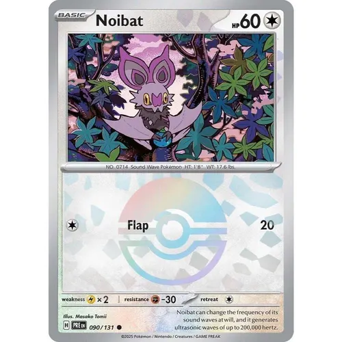 Noibat PRE 090/131 Poke Ball Pattern Prismatic Evolutions EN