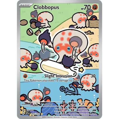 Clobbopus Pokemon Surging Sparks 207/191 Illustration Rare EN
