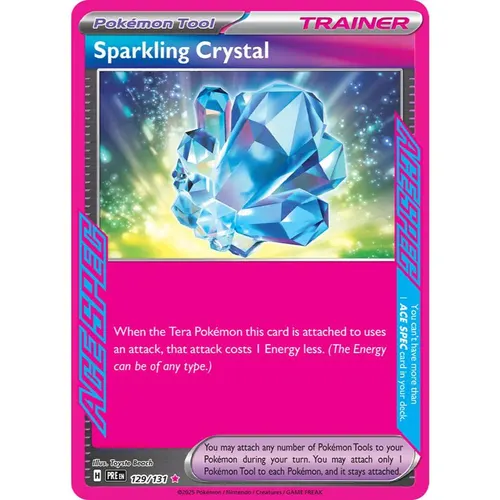 Sparkling Crystal PRE 129/131 ACE Prismatic Evolutions EN