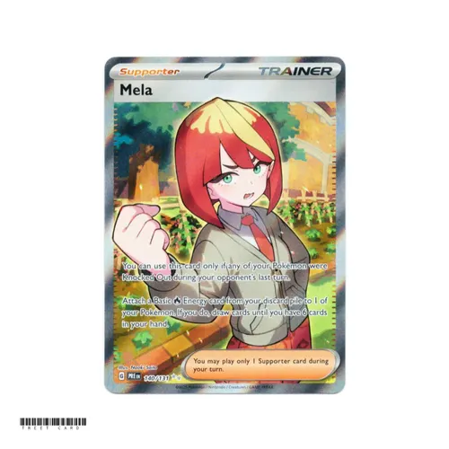Mela PRE 140/131 Prismatic Evolutions Ultra Rare Full Art Trainer EN