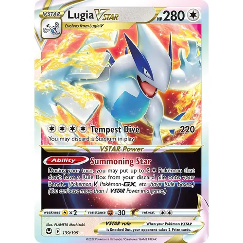 Lugia Vstar 139/195 Silver Tempest Ultra Rare EN