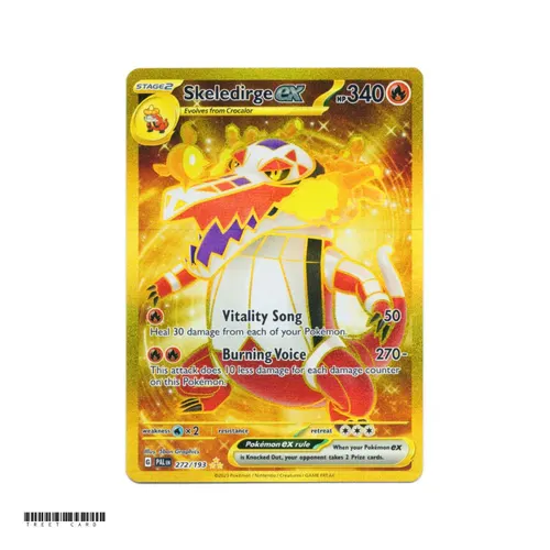 Skeledirge ex PAL 272/193 Gold Hyper Rare Paldea Evolved EN
