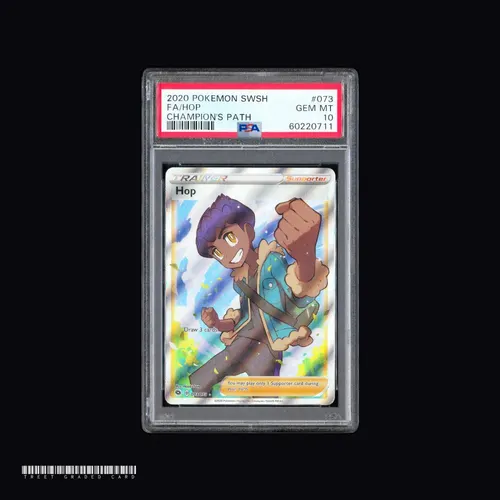 [PSA 10] Hop Full Art SWSH Champion's Path 073/073 EN