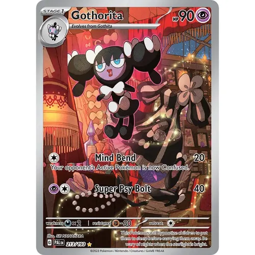 Gothorita PAL 213/193 Paldea Evolved Illustration Rare EN