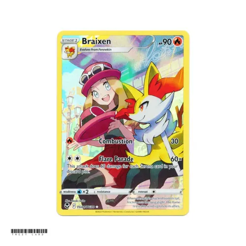 Braixen TG01/TG30 Silver Tempest Trainer Gallery EN
