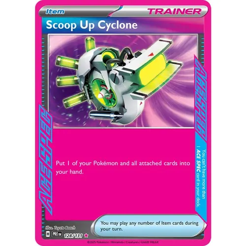 Scoop Up Cyclone PRE 128/131 ACE Prismatic Evolutions EN