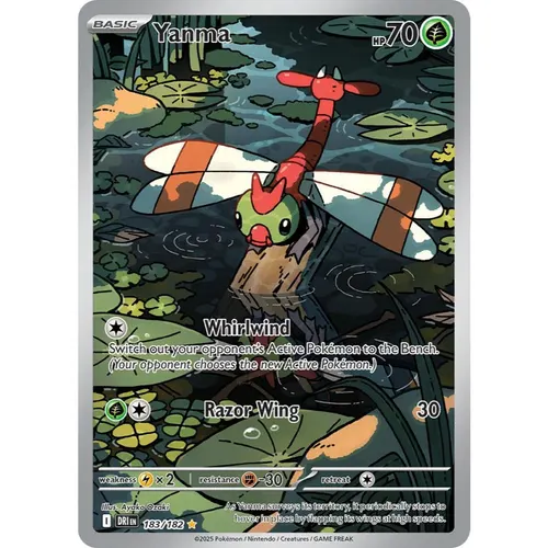 Yanma DRI 183/182 Destined Rivals Illustration Rare EN