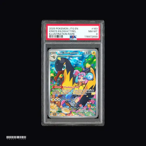 [PSA 8] Iono's Kilowattrel JTG 163/159 Journey Together Illustration Rare EN