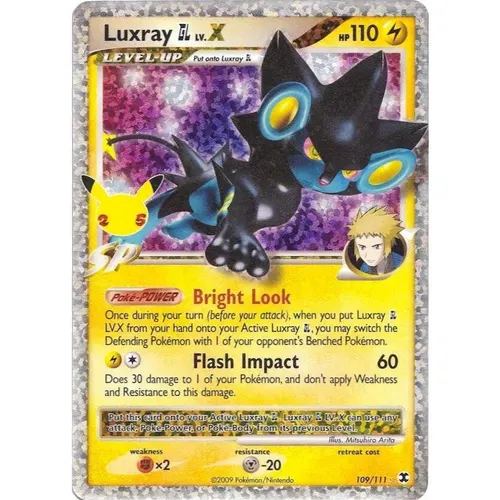 Luxray GL LV.X 109/111 25th Celebrations Classic Collection EN