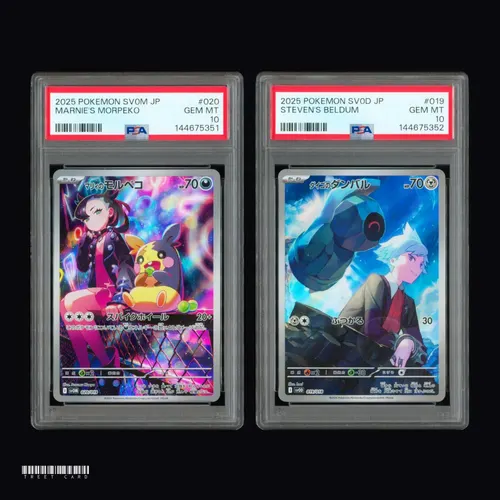 [PSA 10 SET] Marnie's Morpeko SVOM Starter Set ex Mary's Morpeko & Ohlonge ex 020/019 JP