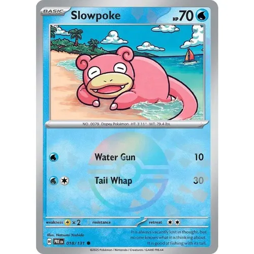 Slowpoke PRE 018/131 Poke Ball Pattern Prismatic Evolutions EN