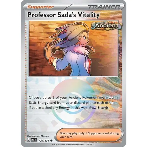 Professor Sada's Vitality PRE 120/131 Poke Ball Pattern Prismatic Evolutions EN