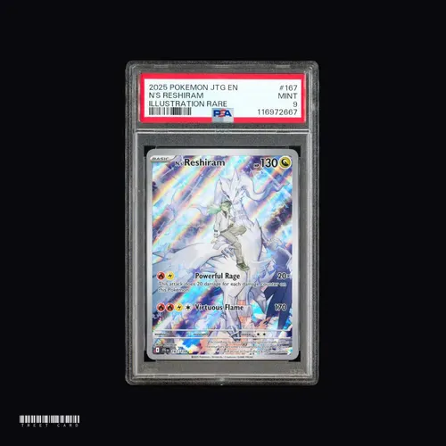 [PSA 9] N's Reshiram JTG 167/159 Journey Together Illustration Rare EN