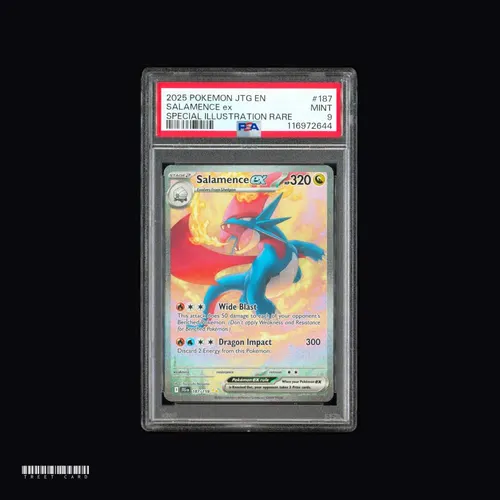 [PSA 9] Salamence ex JTG 187/159 Special Illustration Rare Journey Together EN