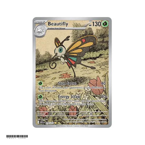 Beautifly Ascended Heroes 219/295 Illustration Rare EN