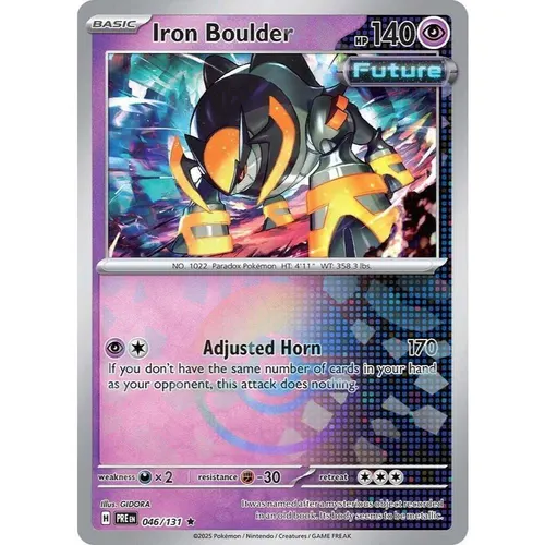 Iron Boulder PRE 046/131 Poke Ball Pattern Prismatic Evolutions EN