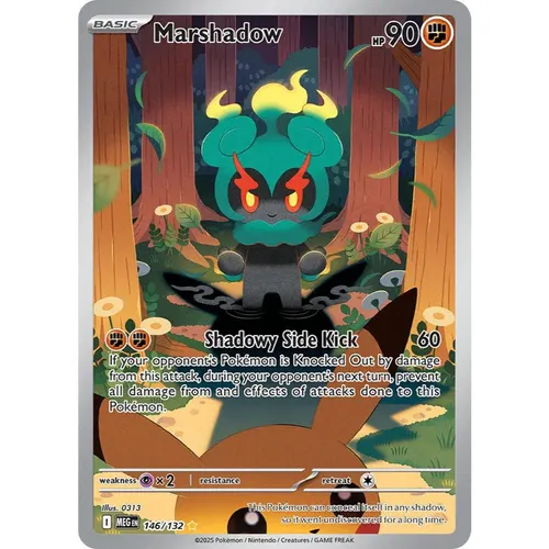 Marshadow MEG 146/132 ME01 Mega Evolution Illustration Rare EN