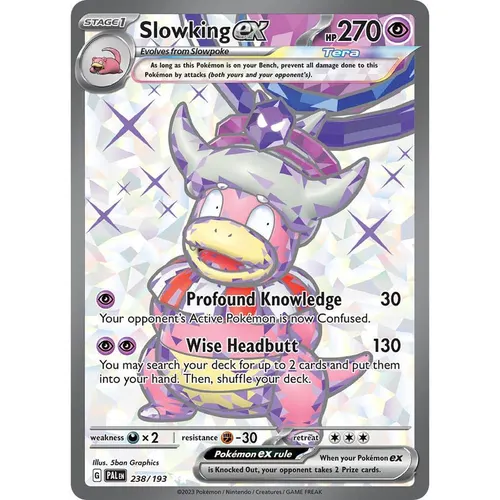 Slowking ex PAL 238/193 SV02 Paldea Evolved Ultra Rare EN
