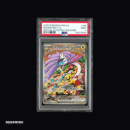 [PSA 9] Raging Bolt ex PRE 166/131 Prismatic Evolutions Special Illustration Rare EN