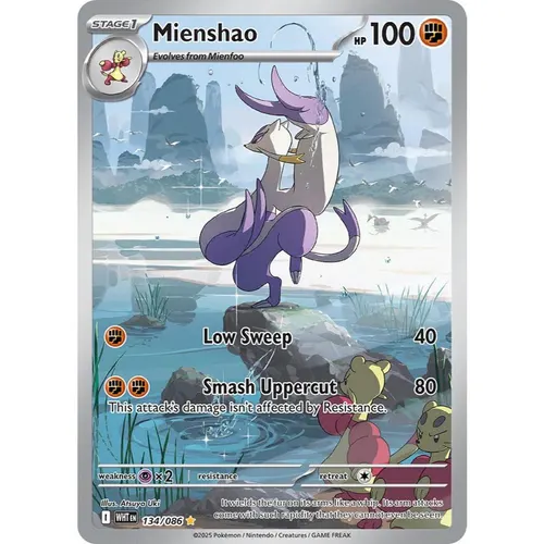 Mienshao WHT 134/086 SV White Flare Illustration Rare EN