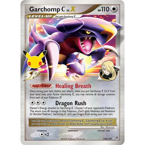 Garchomp C LV.X 145/147 25th Celebrations Classic Collection EN
