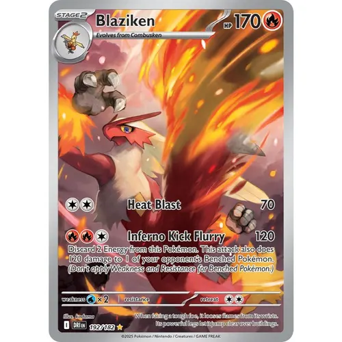 Blaziken DRI 192/182 Destined Rivals Illustration Rare EN
