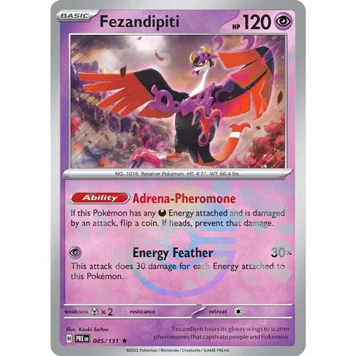 Fezandipiti PRE 045/131 Poke Ball Pattern Prismatic Evolutions EN