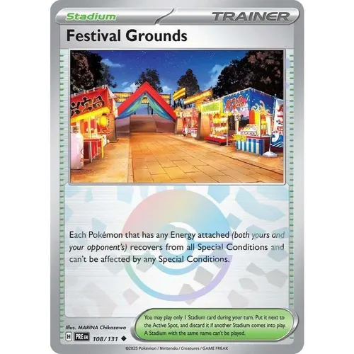 Festival Grounds PRE 108/131 Poke Ball Pattern Prismatic Evolutions EN