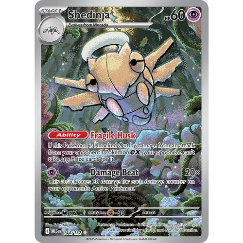Shedinja MEG 144/132 ME01 Mega Evolution Illustration Rare EN
