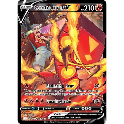 Centiskorch V TG14/TG30 SWSH11 Lost Origin Trainer Gallery EN