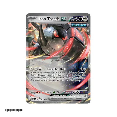 Iron Treads ex Paldean Fates 066/091 Double Rare EN