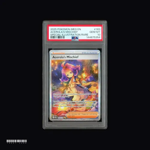 [PSA 10] Acerola’s Mischief Mega Evolution 183/188 Special Illustration Rare EN
