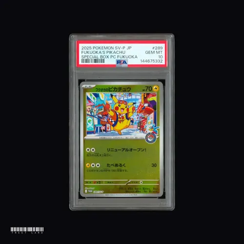 [PSA 10] Fukuoka's Pikachu 289/SV-P SV-P Promo Holo Pokemon Center JP