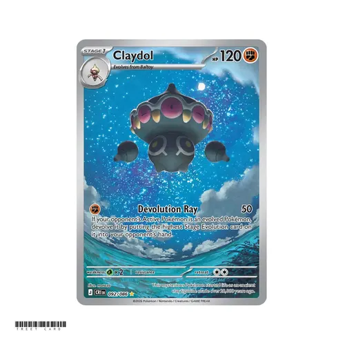 Claydol Chaos Rising 092/086 Illustration Rare EN