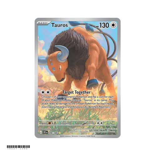 Tauros Chaos Rising 096/086 Illustration Rare EN