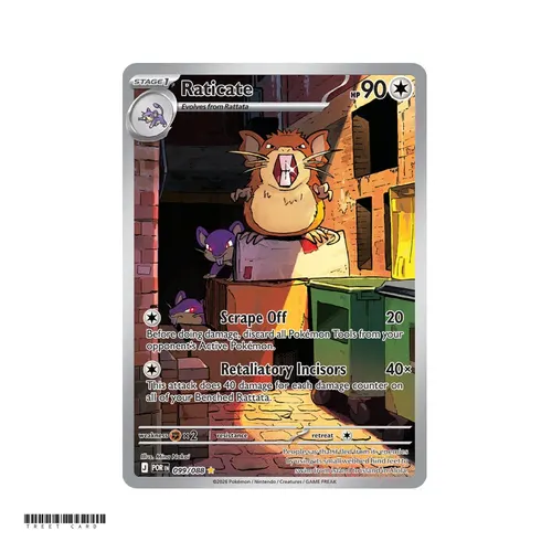Raticate Perfect Order 99/124 Illustration Rare EN