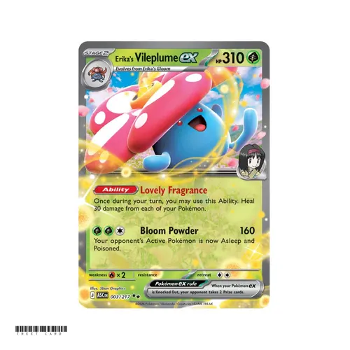 Erika’s Vileplume ex Ascended Heroes 3/295 Double Rare EN