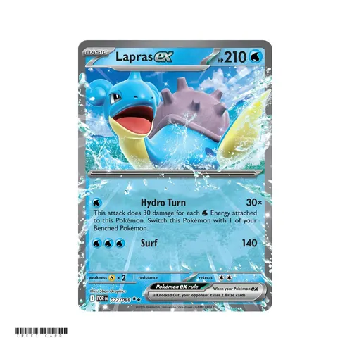 Lapras ex Perfect Order 22/124 Double Rare EN