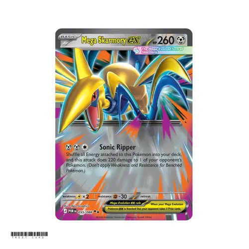 Mega Skarmory ex Perfect Order 55/124 Double Rare EN