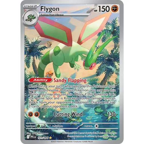 Flygon PFL 101/094 Phantasmal Flames Illustration Rare EN