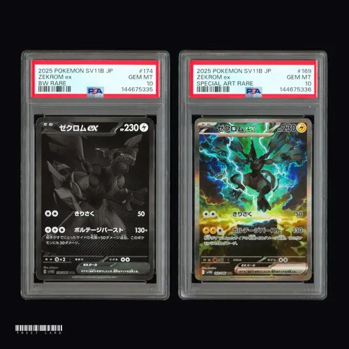 [PSA 10 SET] Zekrom ex SV11B Black Bolt 174/169 BWR/SAR JP Graded