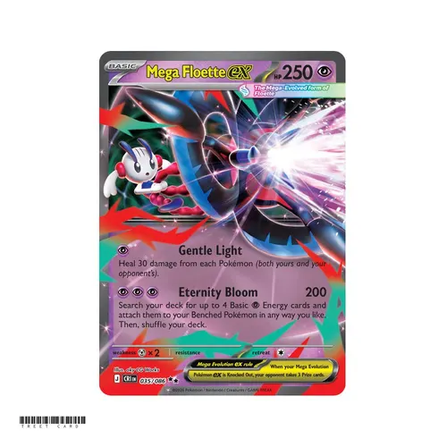 Mega Floette ex Chaos Rising 035/086 Double Rare EN