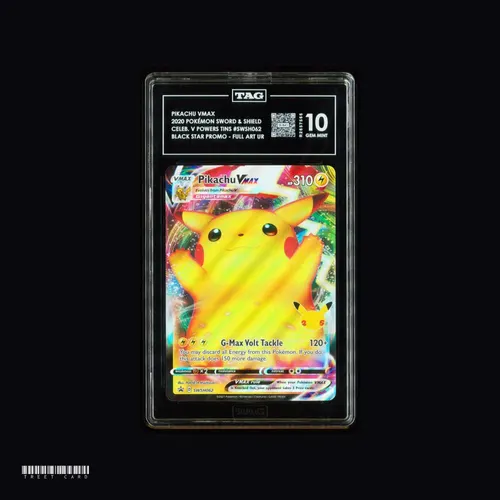 [TAG 10] Pikachu VMAX SWSH062 2021 Celebrations Promo Black Star EN