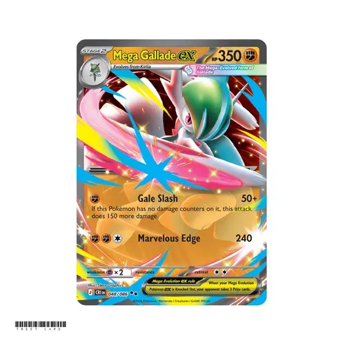 Mega Gallade ex Chaos Rising 048/086 Double Rare EN