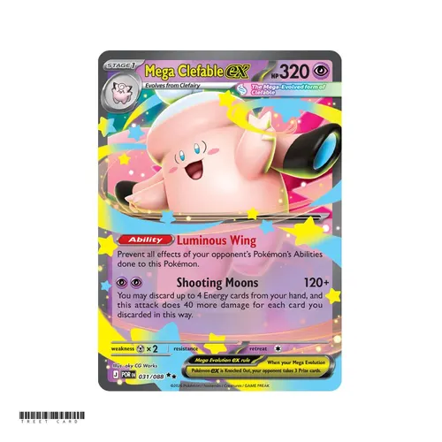 Mega Clefable ex Perfect Order 31/124 Double Rare EN